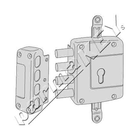 Serrature da applicare CISA 56162-60-2