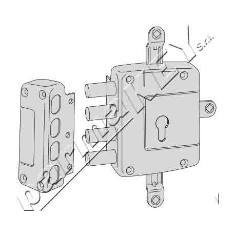 Serrature da applicare CISA 56172-60-2