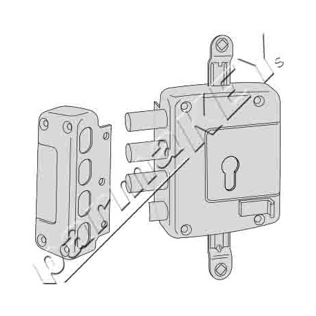Serrature da applicare CISA 56167-60-2