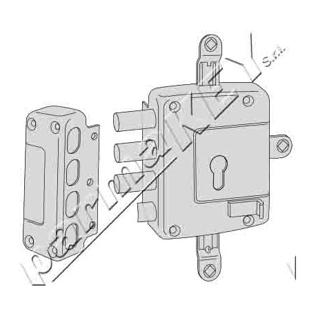 Serrature da applicare CISA 56177-60-2