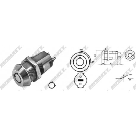 Serratura per mobile  universale MERONI-CAS 0338250