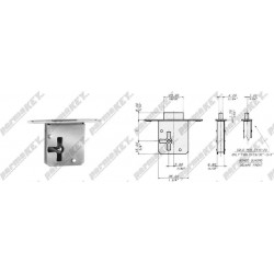 Serratura per mobile  da infilare MERONI-CAS 033856Z