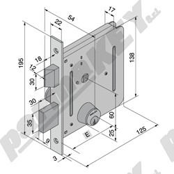 Serrature da infilare WELKA WE050-50