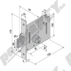 Serrature da infilare WELKA WE051-50