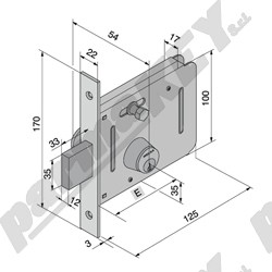 Serrature da infilare WELKA WE053-50