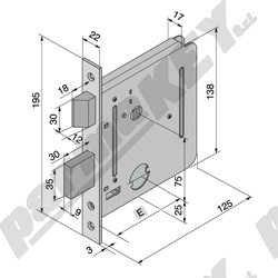 Serrature da infilare WELKA WE054-50