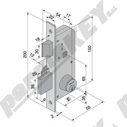 Serrature da infilare WELKA WE060-30