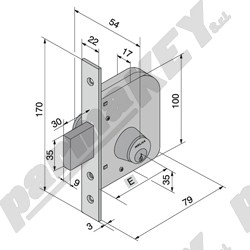 Serrature da infilare WELKA WE062-4540