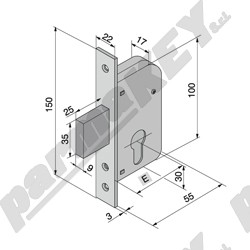 Serrature da infilare WELKA WE063-30