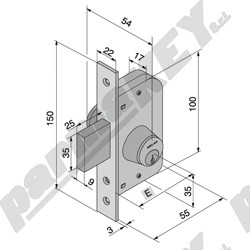 Serrature da infilare WELKA WE066-3040