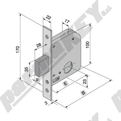 Serrature da infilare WELKA WE071-4540