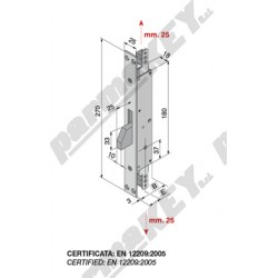 Serrature da infilare WELKA WE083-2501