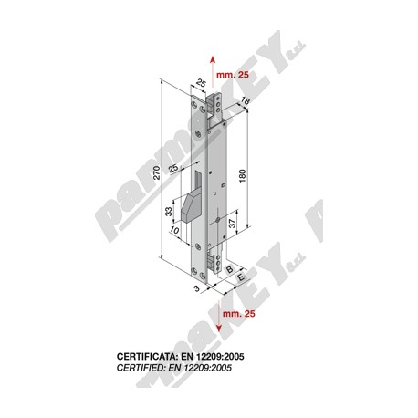 Serrature da infilare WELKA WE083-2501