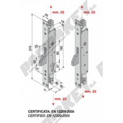 Serrature da infilare WELKA WE085-3501