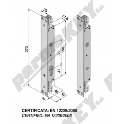 Serrature da infilare WELKA WE088-1901