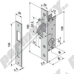 Serrature da infilare WELKA WE106-2501