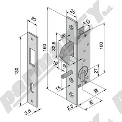 Serrature da infilare WELKA WE108-2501