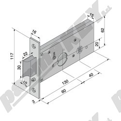 Serrature da infilare WELKA WE123-6001