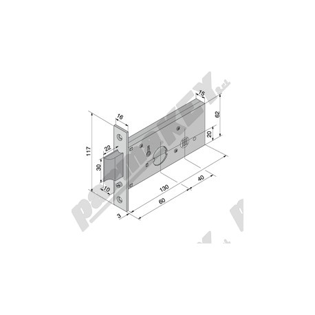 Serrature da infilare WELKA WE123-6001