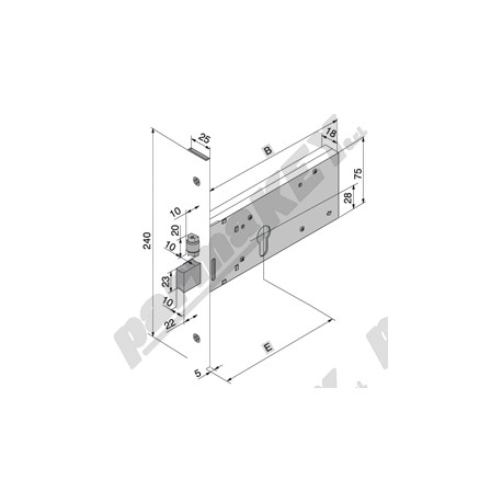 Serrature da infilare WELKA WE128-8015