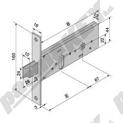 Serrature da infilare WELKA WE130-6001