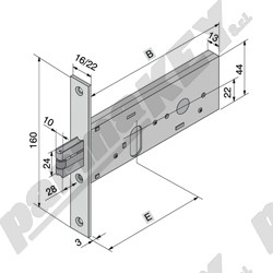 Serrature da infilare WELKA WE131-6001