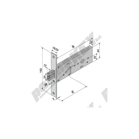 Serrature da infilare WELKA WE131-6001