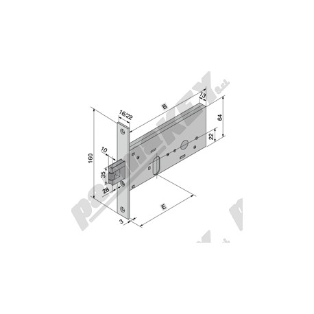 Serrature da infilare WELKA WE134-6001