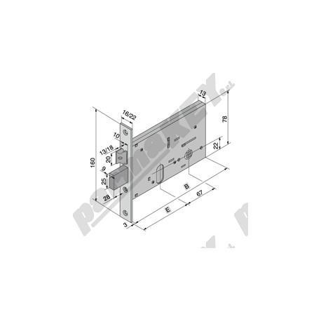 Serrature da infilare WELKA WE136-6001