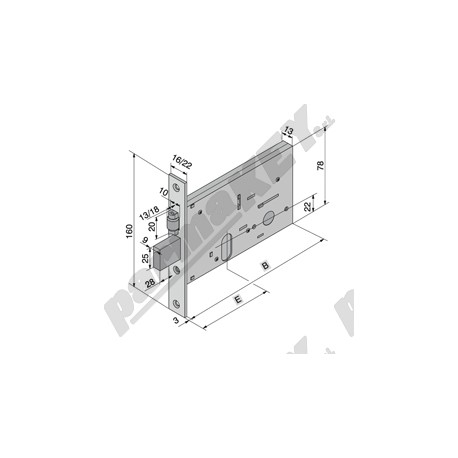 Serrature da infilare WELKA WE137-6001