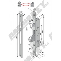 Serrature da infilare WELKA WE155-2504