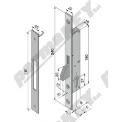 Serrature da infilare WELKA WE157-2504