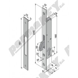 Serrature da infilare WELKA WE158-2504