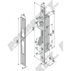 Serrature da infilare WELKA WE213-3004