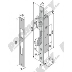 Serrature da infilare WELKA WE214-3504