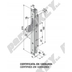 Serrature da infilare WELKA WE285-1901