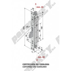 Serrature da infilare WELKA WE285-2501