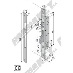 Serrature da infilare WELKA WE310-3004