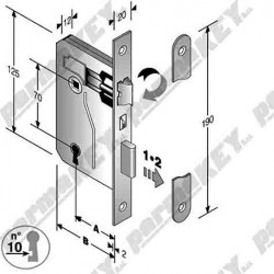 Serrature da infilare BONAITI SERRATURE 038165